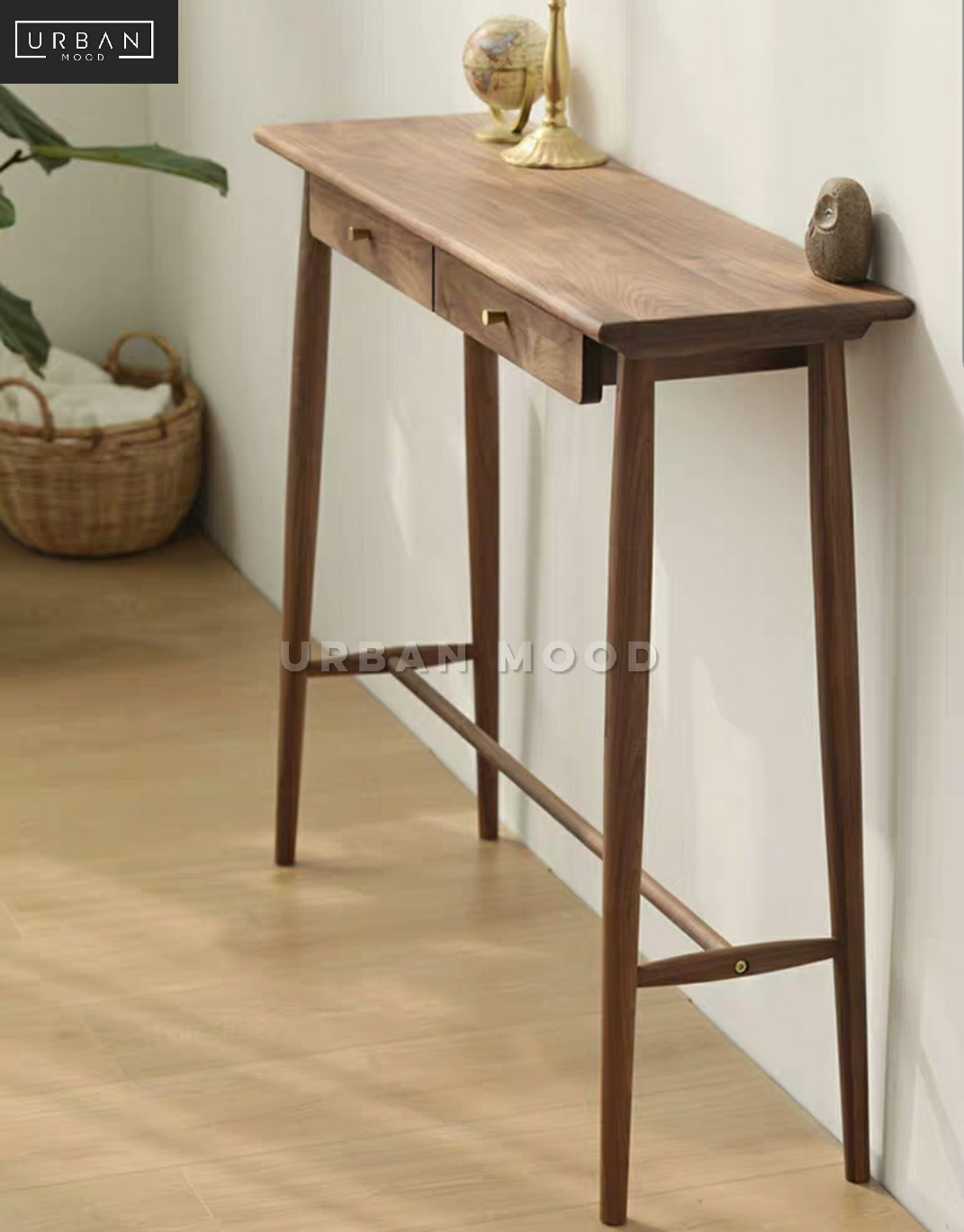 DENDRA Rustic Hallway Console