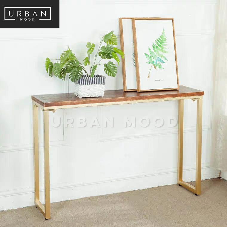 SCENE Rustic Solid Wood Hallway Console