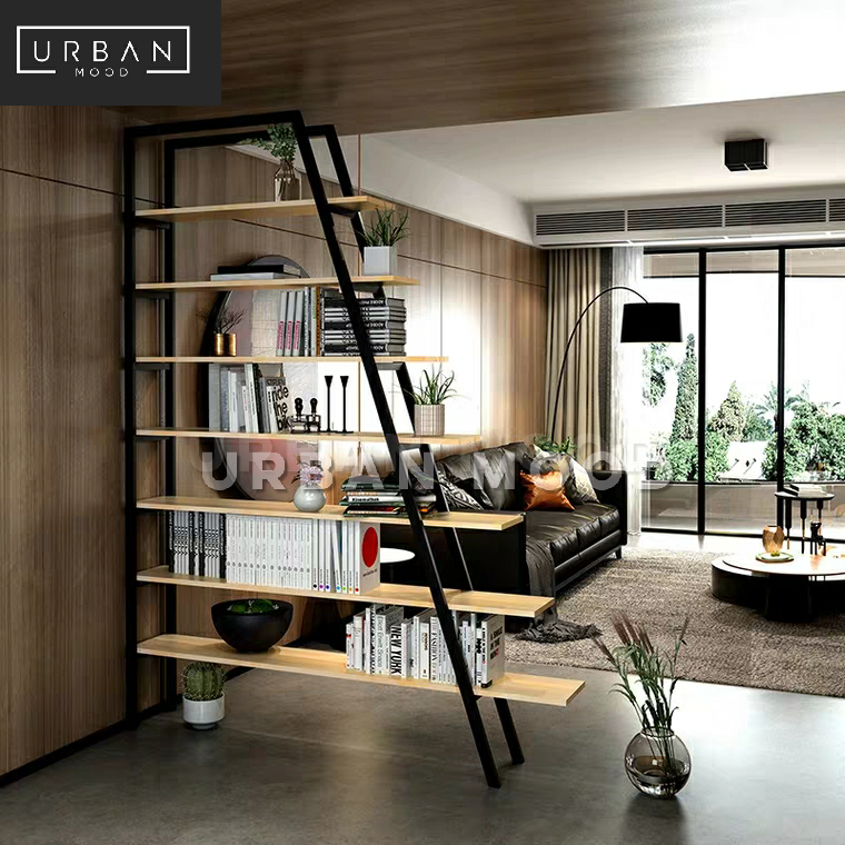 STELLAR Modern Industrial Ladder Display Shelf – Urban Mood
