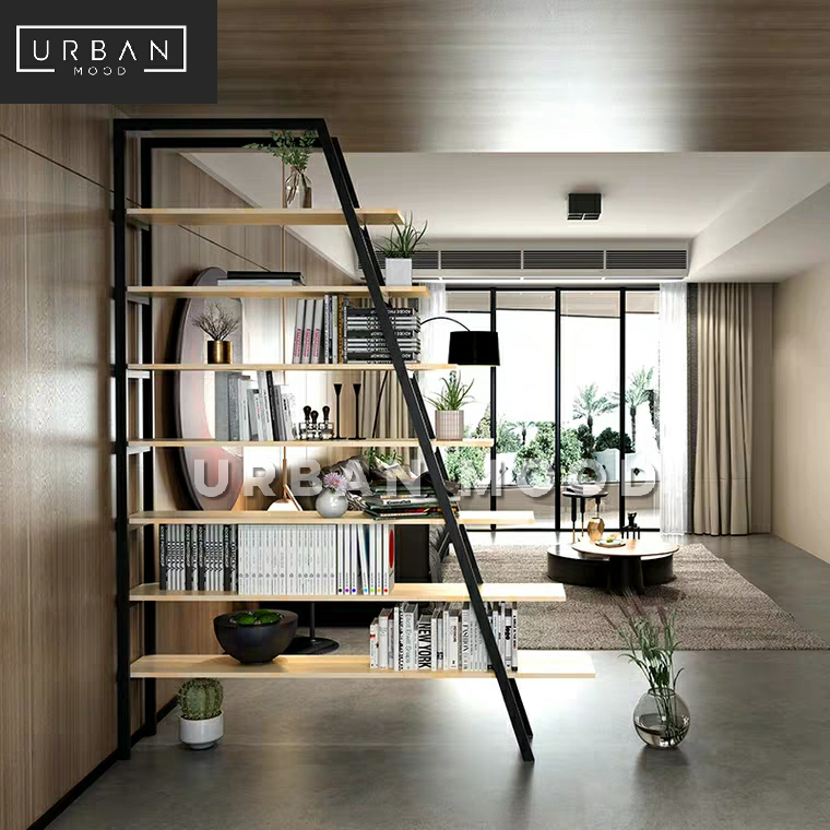 STELLAR Modern Industrial Ladder Display Shelf – Urban Mood