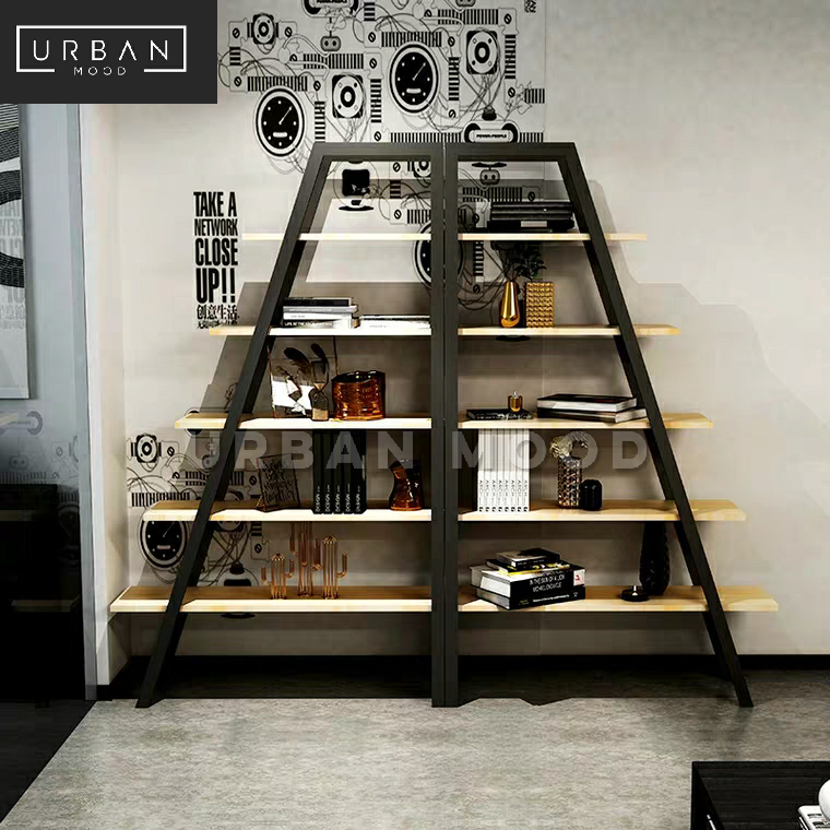 STELLAR Modern Industrial Ladder Display Shelf