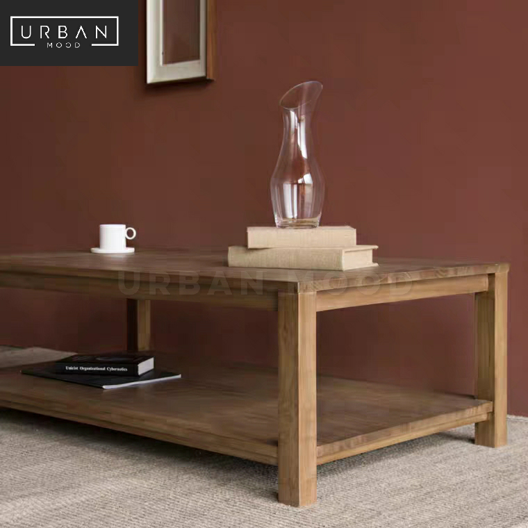 FABIAN Rustic Solid Wood Coffee Table