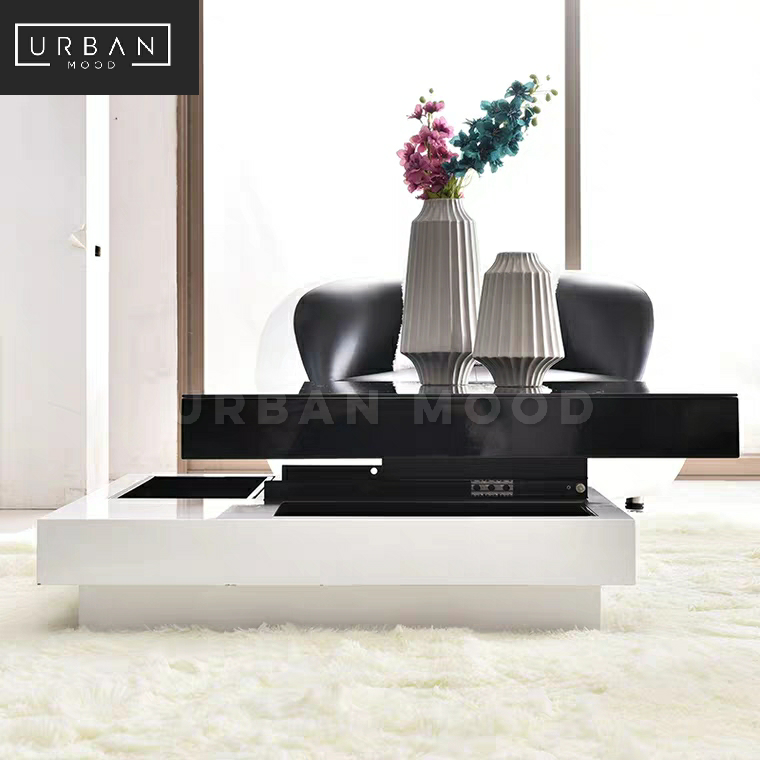 LUSTRO Modern Glossy Coffee Table