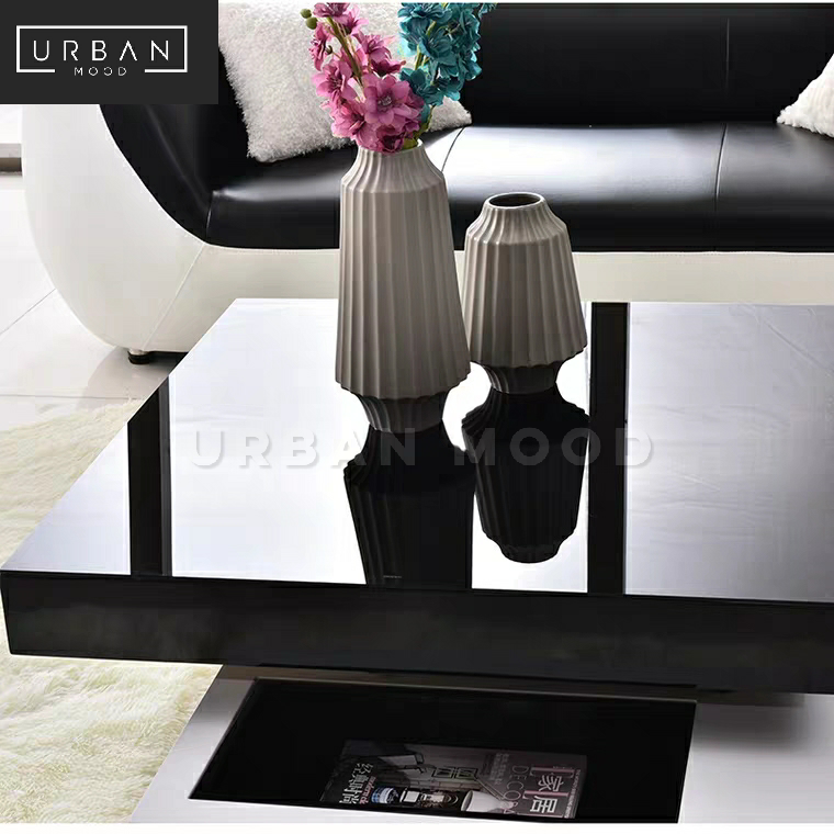 LUSTRO Modern Glossy Coffee Table