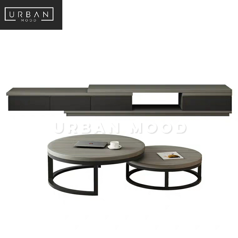 RODEO Modern Ash Grey TV Console