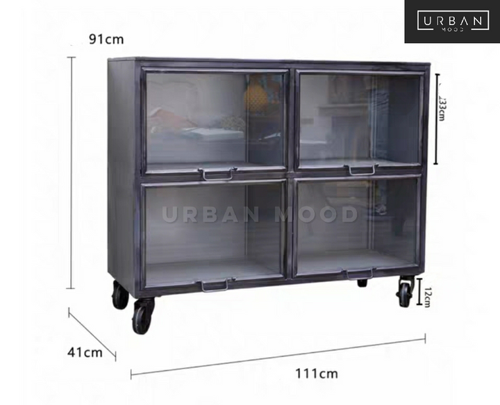 BRENTON Industrial Metal Display Cabinet