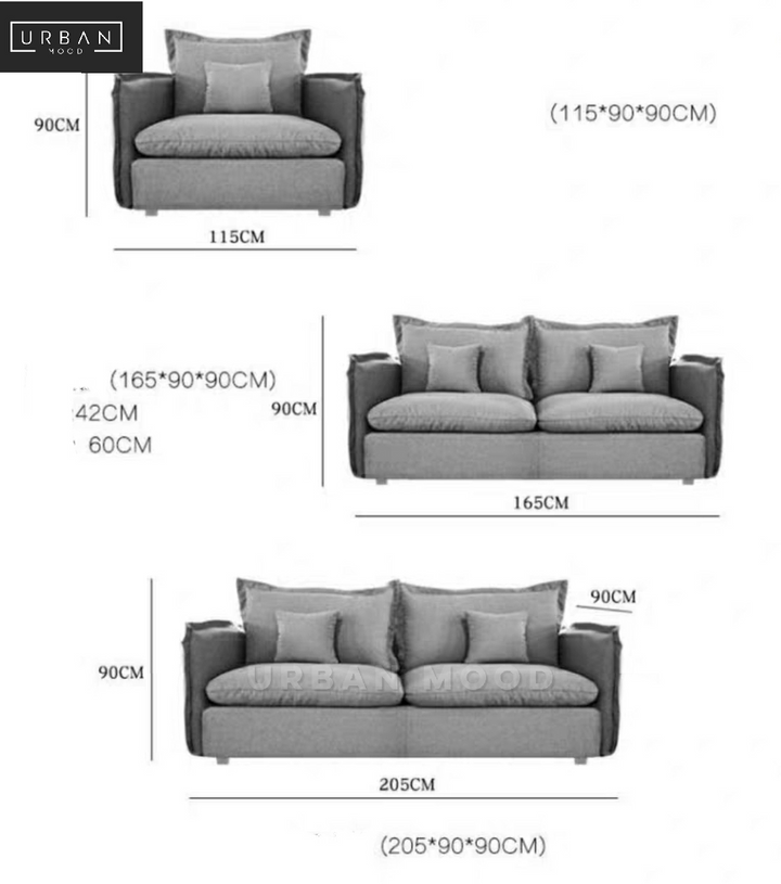 DOMINO Modular Fabric Sofa