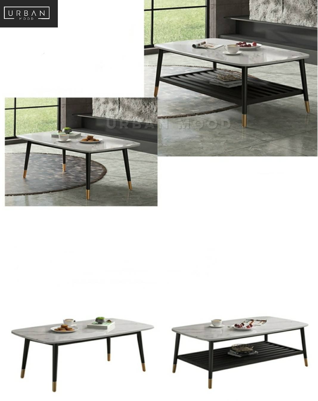 DANICA Modern Marble Coffee Table