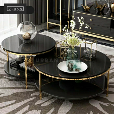 MARQUIS Round Glass Coffee Table