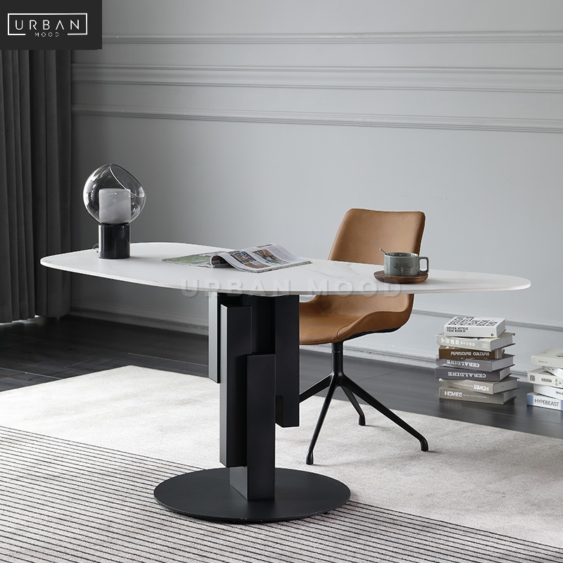 APEX Modern Marble Office Table