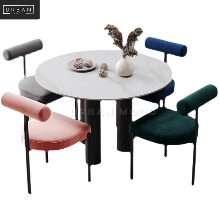 UNITY Modern Round Marble Dining Table