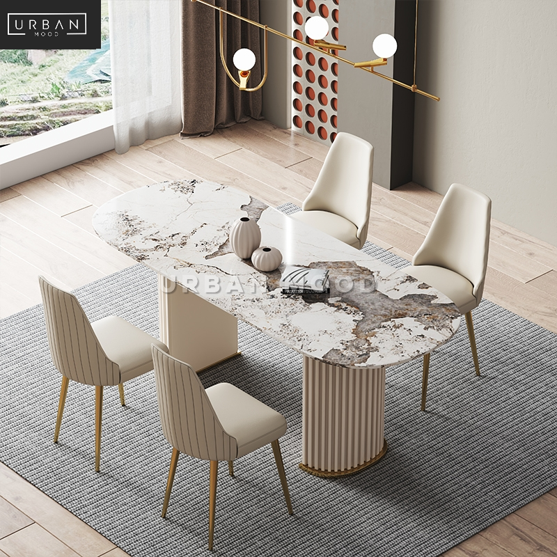 PRALINE Modern Marble Dining Table