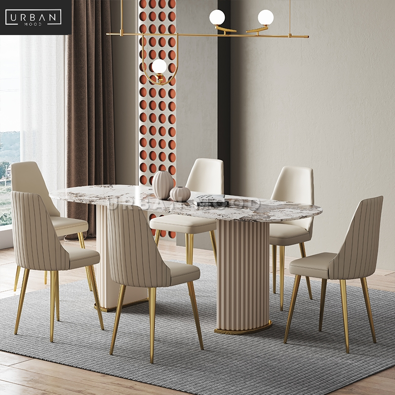 PRALINE Modern Marble Dining Table