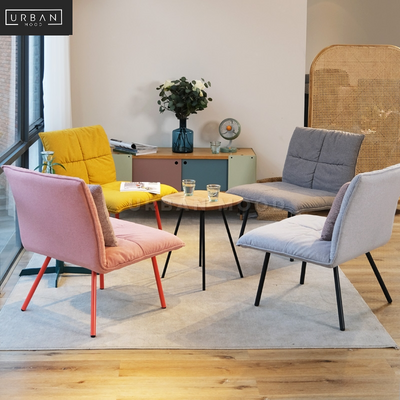 AGENCE Modern Fabric Lounge Chair