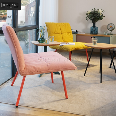 AGENCE Modern Fabric Lounge Chair