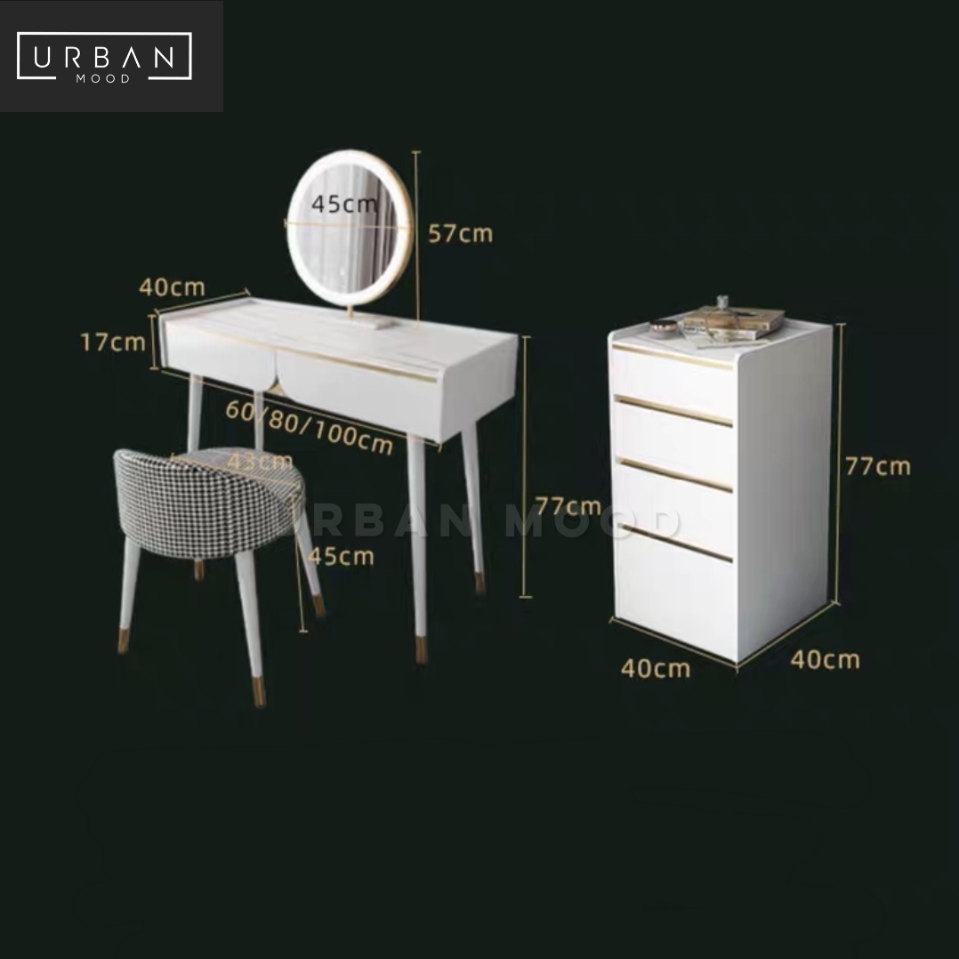 LYSE Modern Vanity Table Set