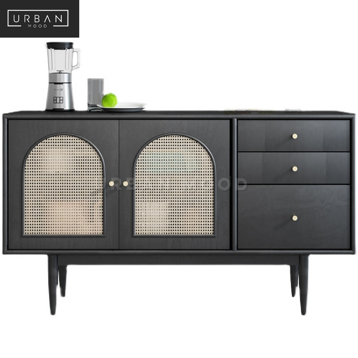 MAGNUS Retro Rattan Sideboard