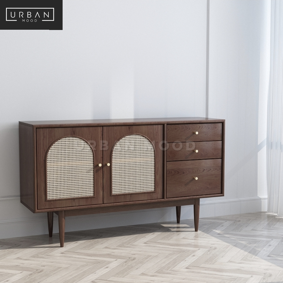 MAGNUS Retro Rattan Sideboard