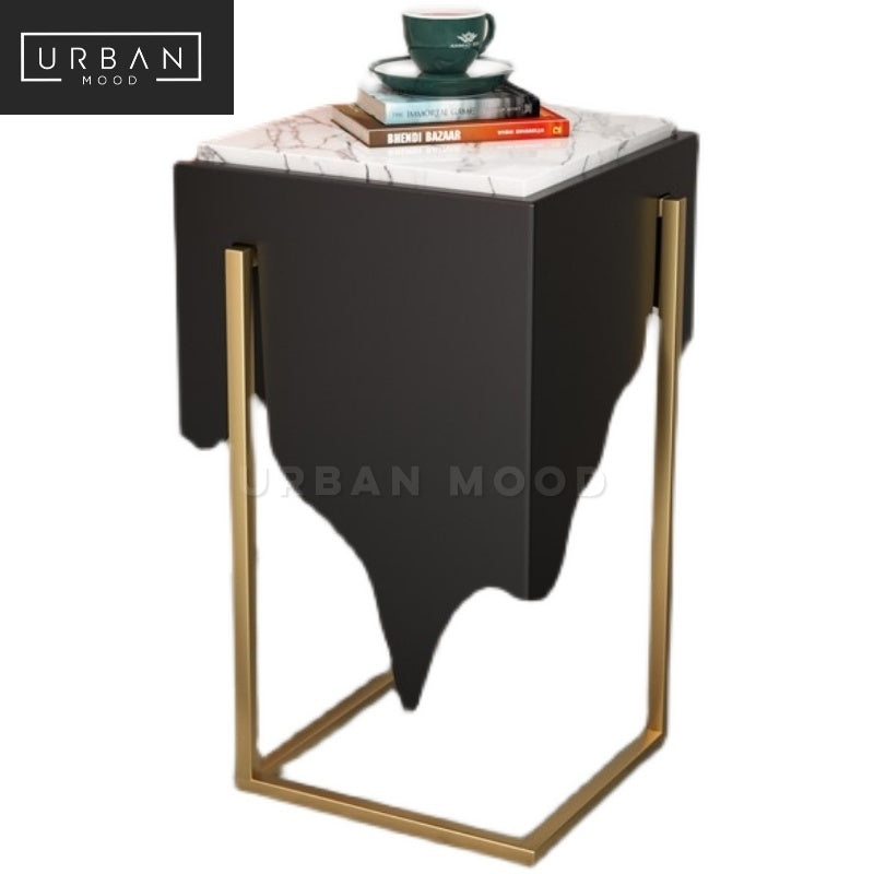 SOIREE Modern Marble Side Table