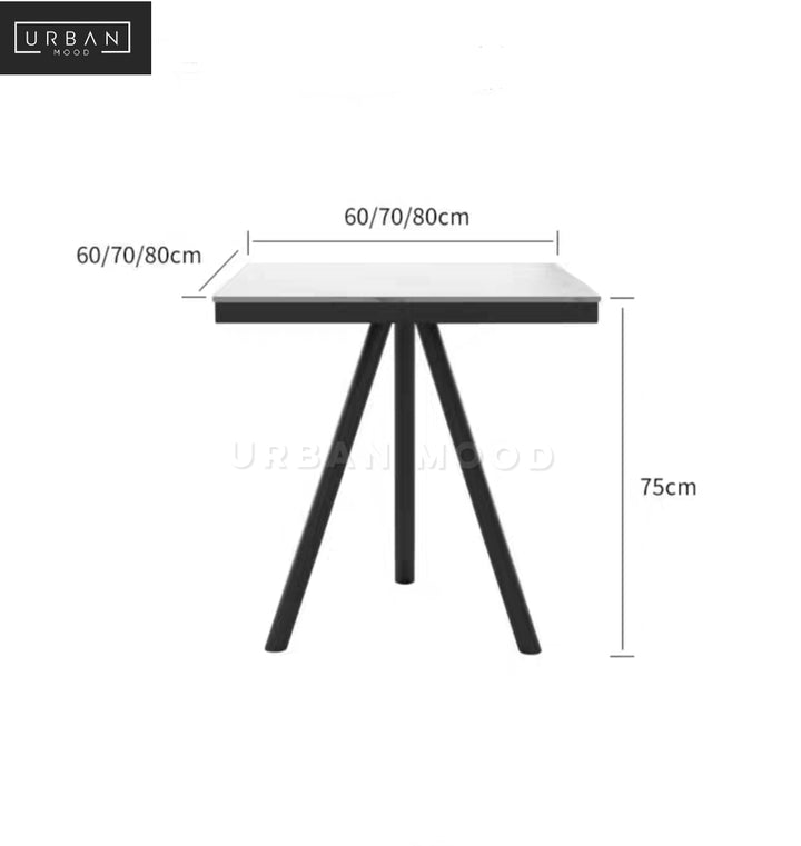 COLDSTONE Modern Sintered Stone Dining Table