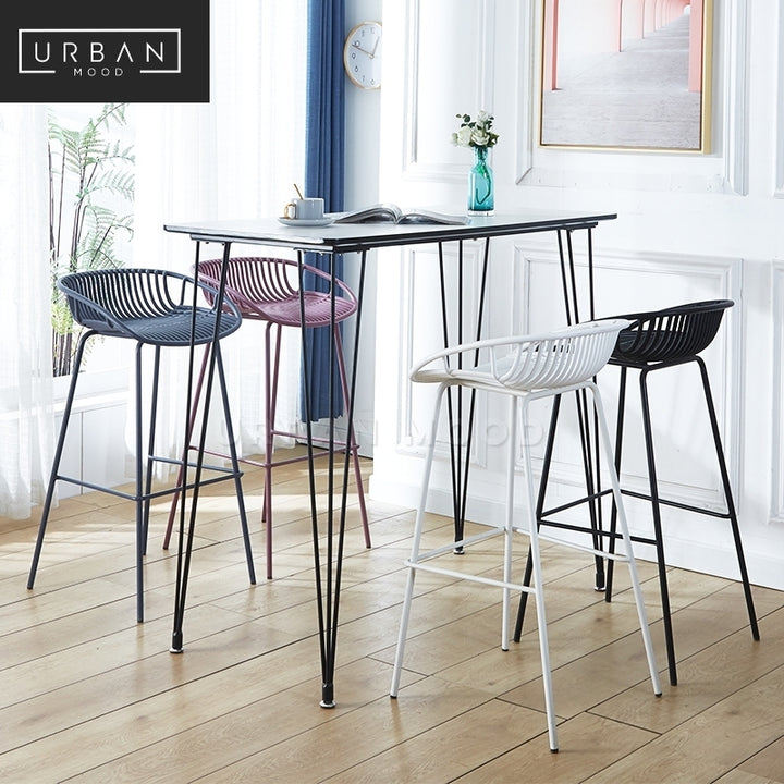 BEREN Modern Marble Bar Table