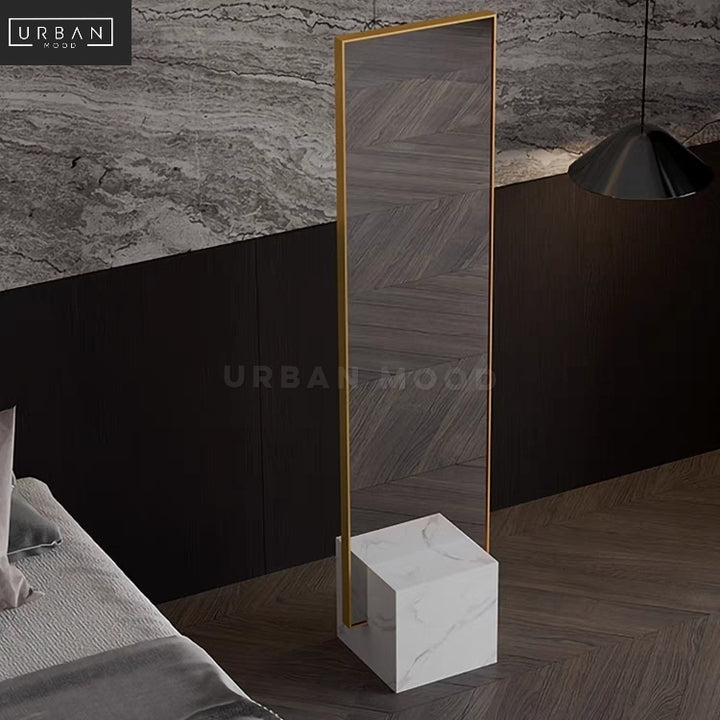 SCENIC Modern Marble Standing Mirror