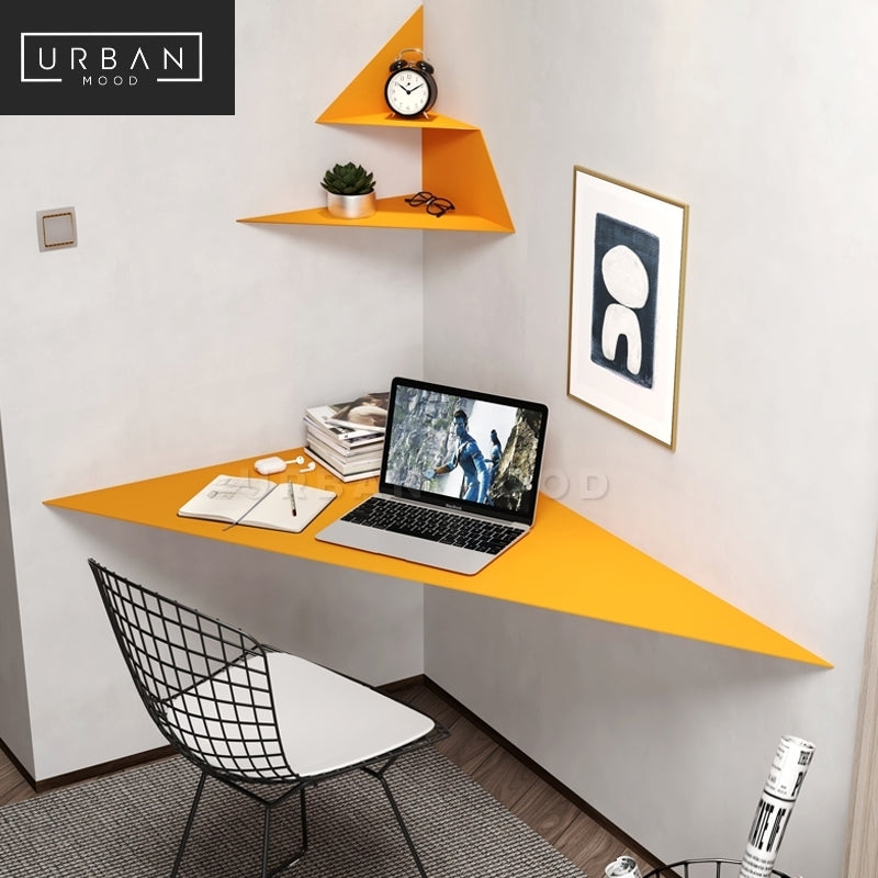 Floating Study Table Fixing Table LEAUX Minimalist Floating Study Table – Urban Mood