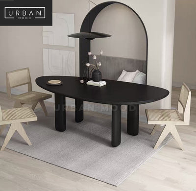TETRIS Postmodern Solid Wood Dining Table