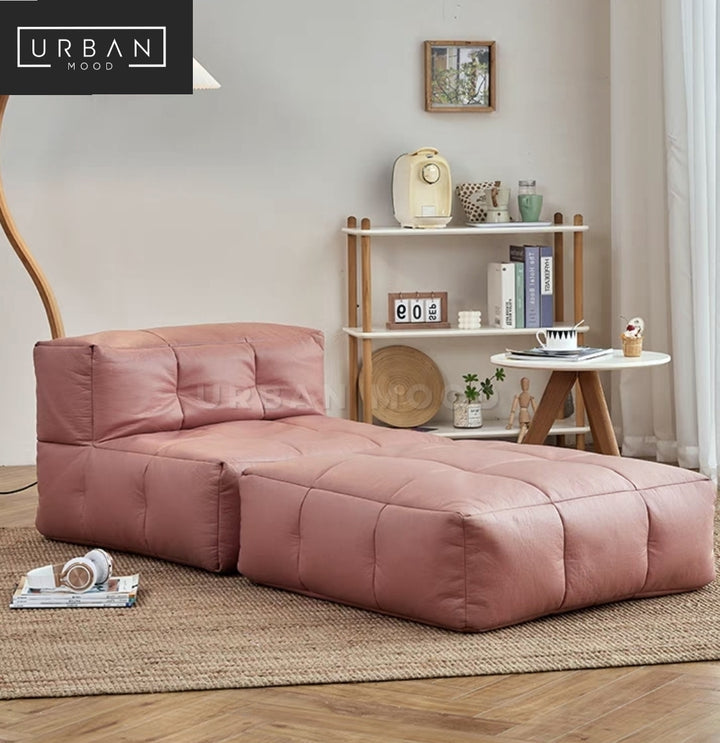 BANK Modern Modular Leathaire Sofa