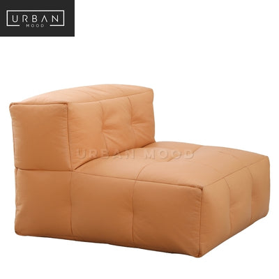 BANK Modern Modular Leathaire Sofa
