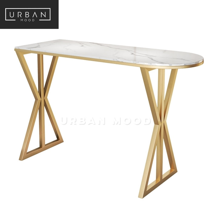 FLIGHT Modern Marble Bar Table