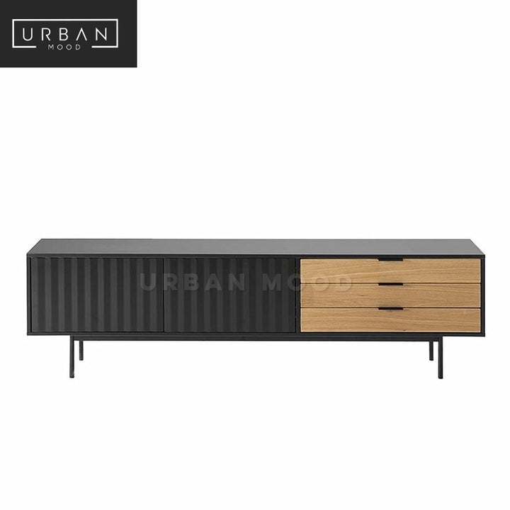 TREY Modern Industrial TV Console