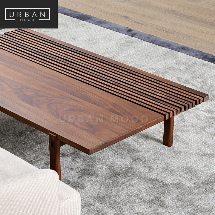 CHARLTON Minimalist Solid Wood Coffee Table