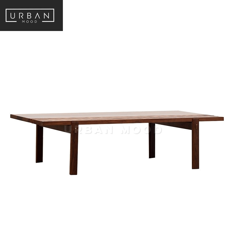 CHARLTON Minimalist Solid Wood Coffee Table