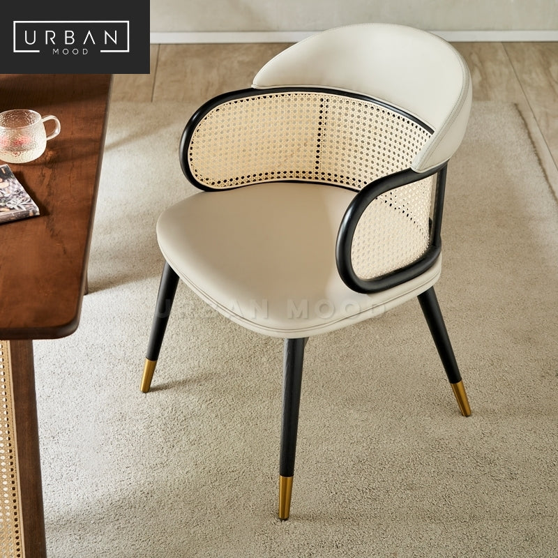 CALDER Vintage Rattan Dining Chair