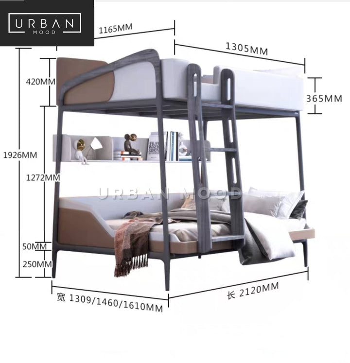 ALTO Modern Double Decker Bedframe