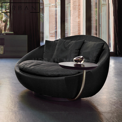 OASIS Modern Swivel Fabric Armchair