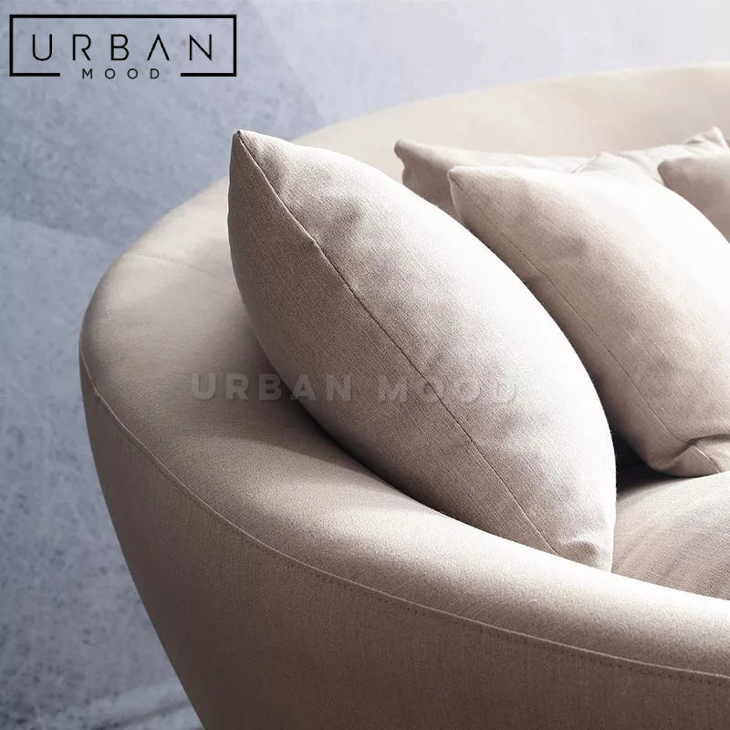 OASIS Modern Swivel Fabric Armchair