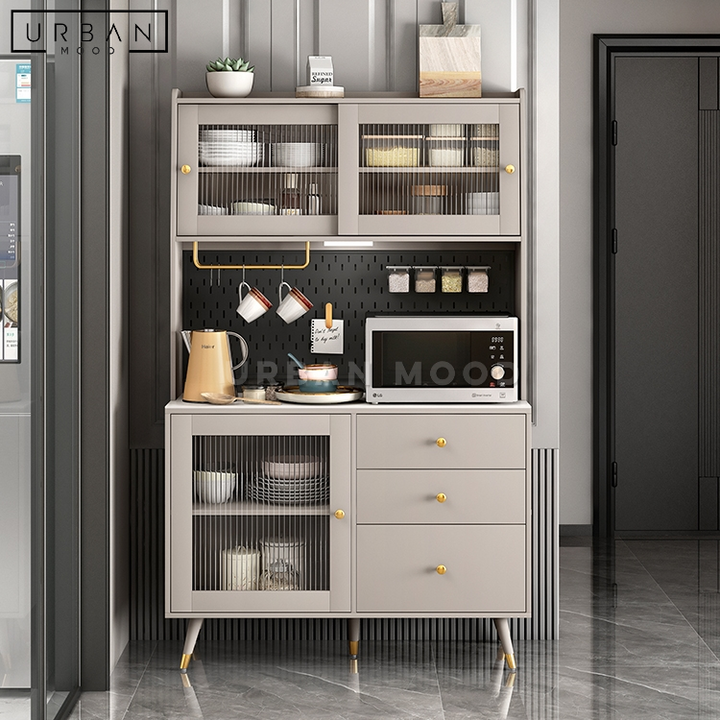 KITSCH Rustic Ash Grey Kitchen Cabinet