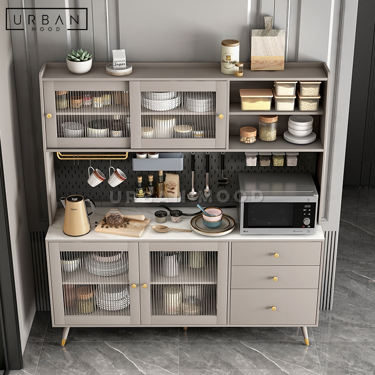 KITSCH Rustic Ash Grey Kitchen Cabinet