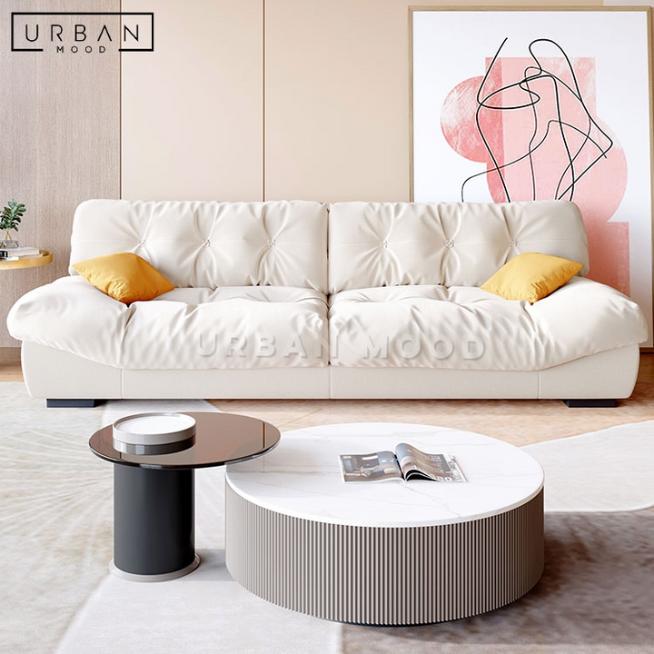 KINSMEN Modern Suede Sofa