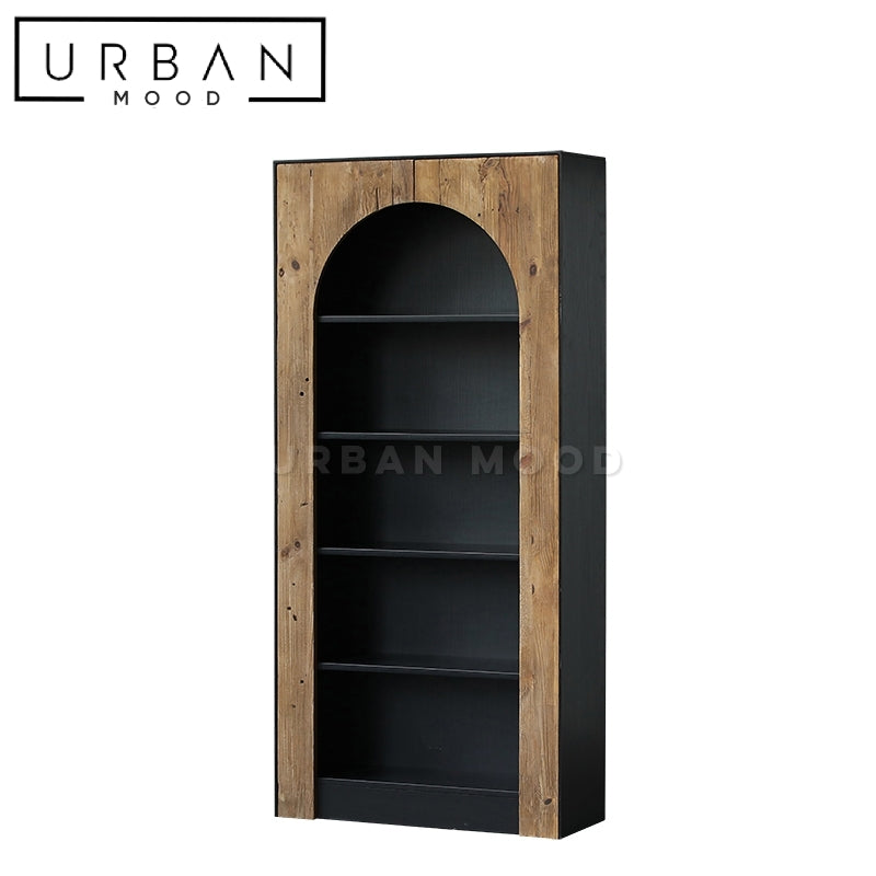TRIBUTE Industrial Solid Wood Display Shelf