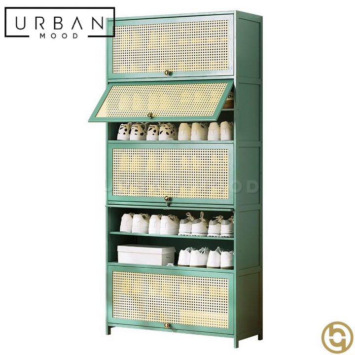 BROWNS Rustic Rattan Cabinet