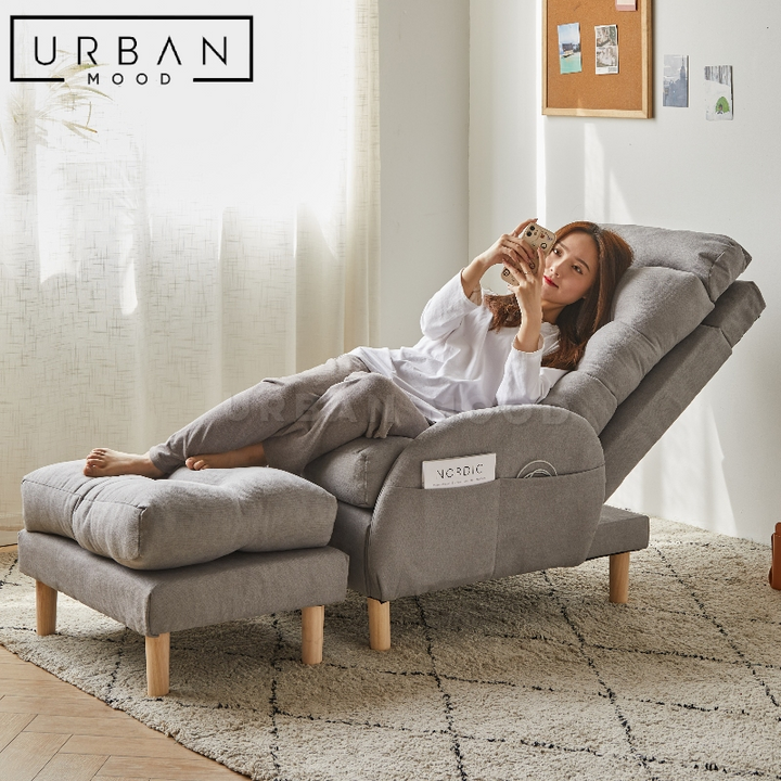 SORA Modern Recliner Leathaire Armchair