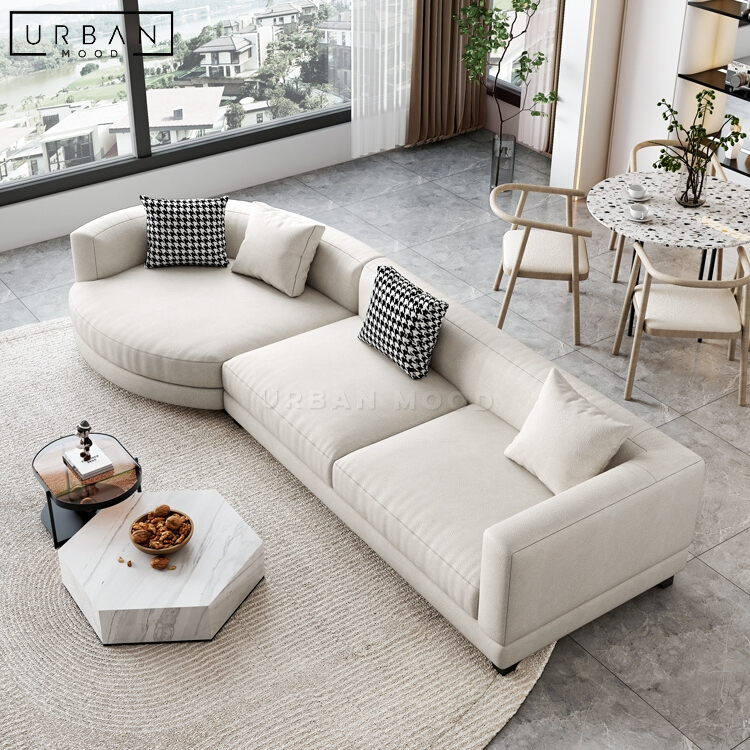Modern fabric sofa deals