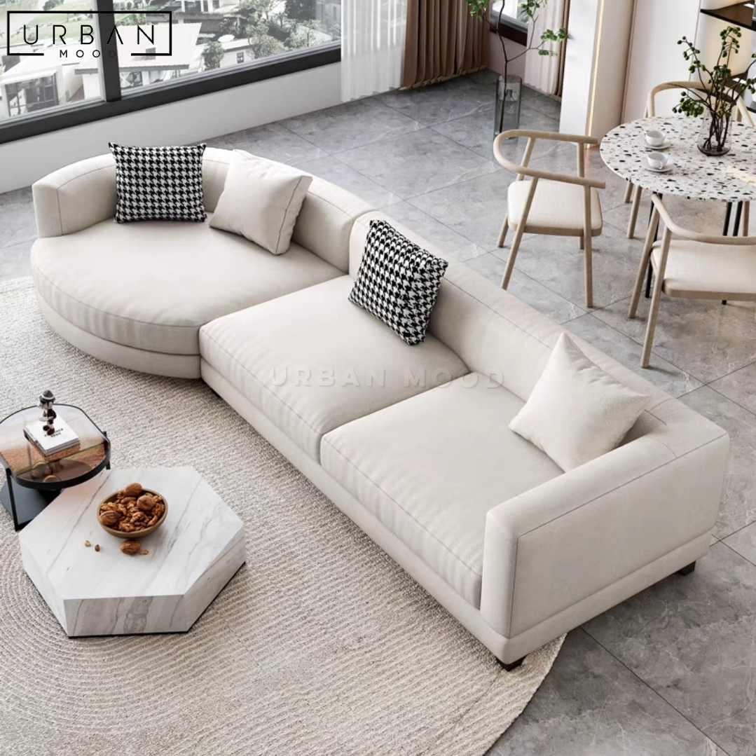 Moderne Sofa Choose Fabric! REFINISHED Mid Century Modern Teak
