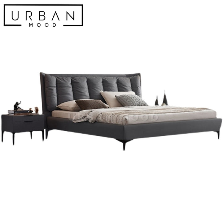 MERIN Modern Leather Bedframe