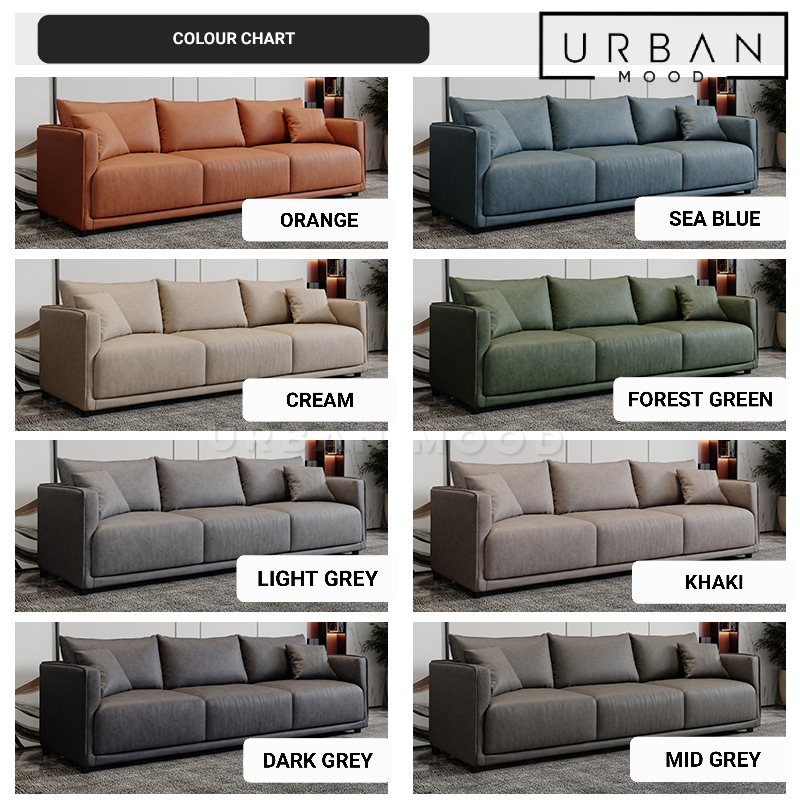 DON Modern Leather Sofa