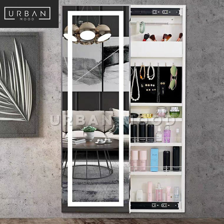 LUCIAN Modern LED Wall Mirror Cabinet