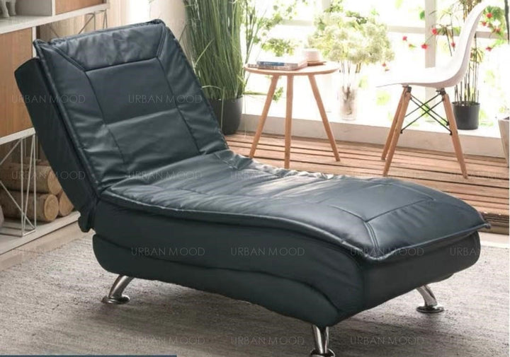 MAHAILA Faux Leather Designer Lounge Chair